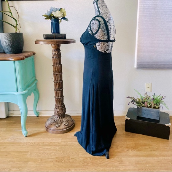 Princess Polly Backless Cutout Summer Cotton Linen Blend Maxi Dress Size 2 - Picture 4 of 8